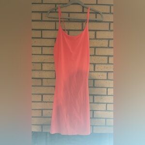 Athleta Infinity Dress in Bright Coral